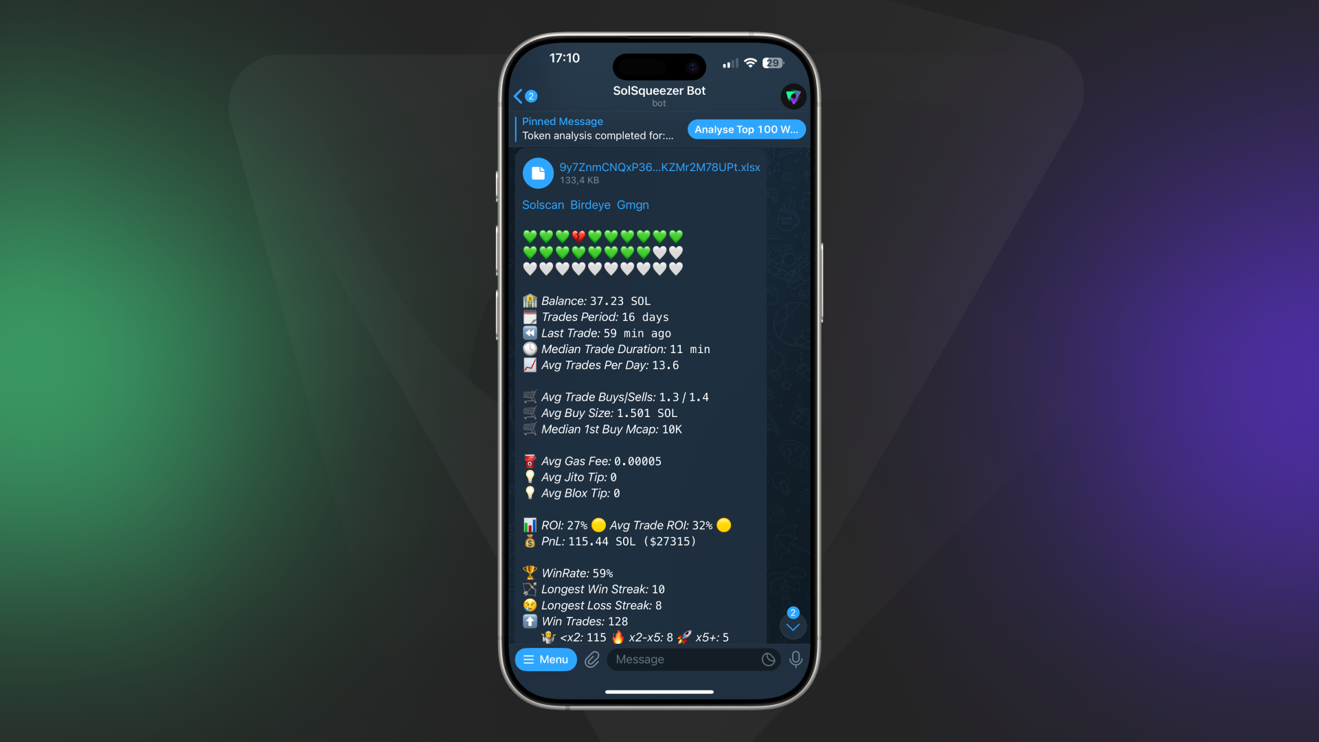 Welcome to SolSqueezer! screenshot