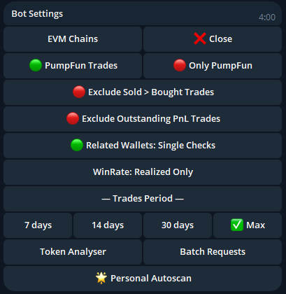 Bot Commands screenshot