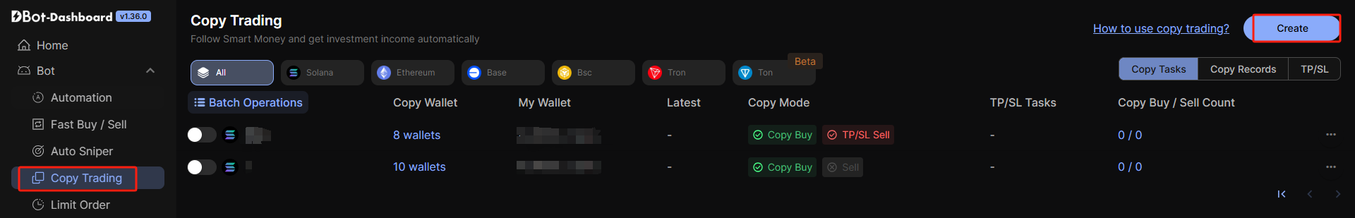 Copy Trade screenshot